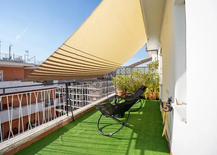 Domvs Tibvrtina - Solarium Zone, Terrace, A-c, 公寓 罗马