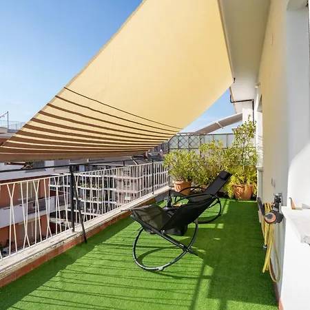 Domvs Tibvrtina - Solarium Zone, Terrace, A-c, Apartman Róma
